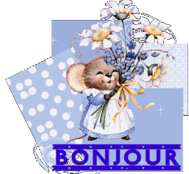 Gif bonjour souris